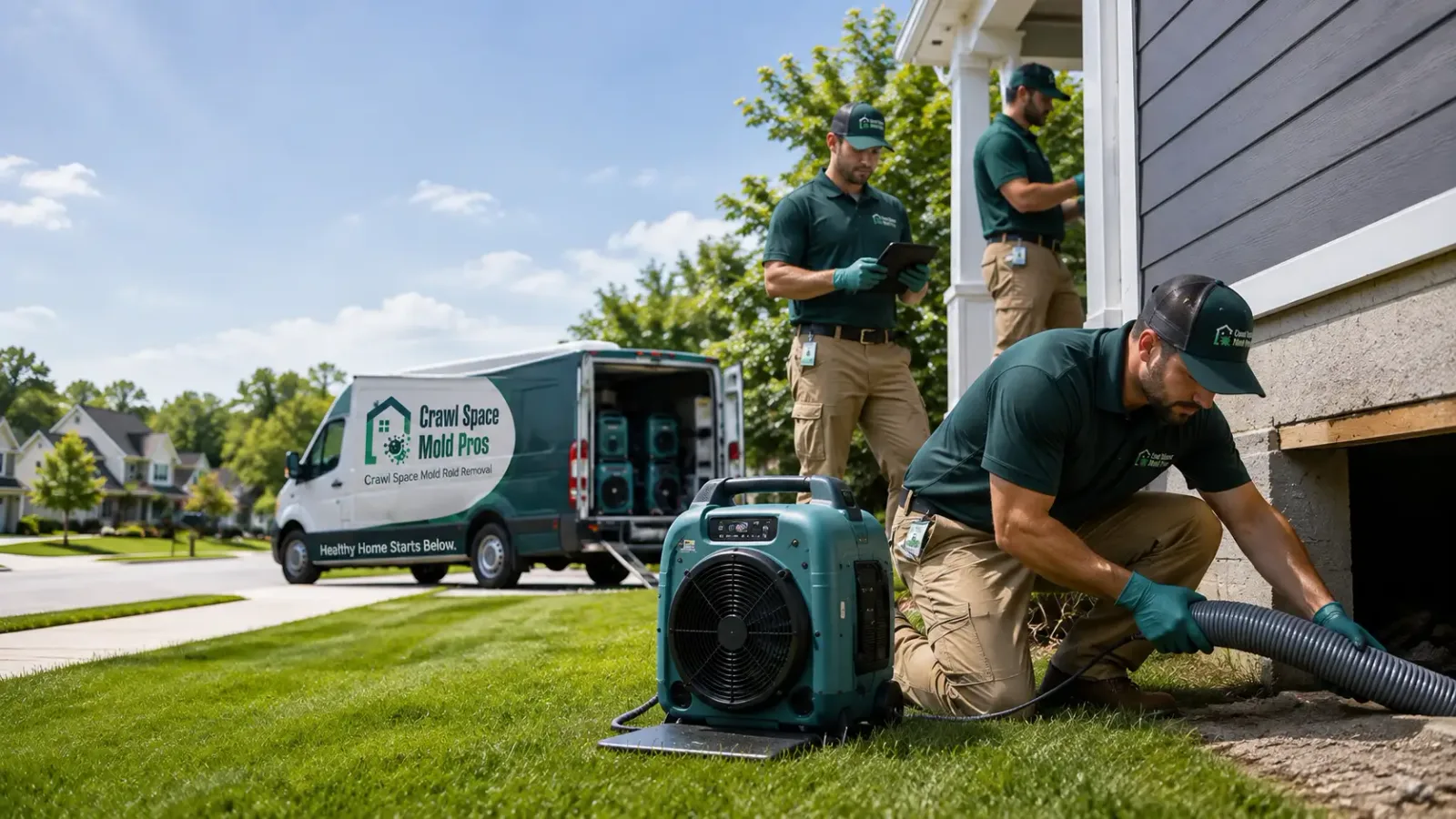 Crawl Space Mold Removal in Allendale, MI